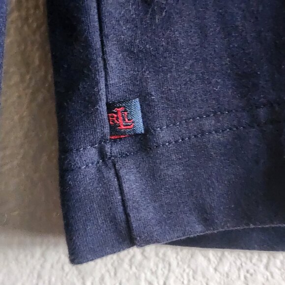 Lauren Ralph Lauren Womens Button Front Cardigan Long Sleeve Navy Blue Size S - Picture 4 of 6